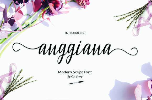 Anggiana: A Sweet Script Font for Consistent Small Business Branding