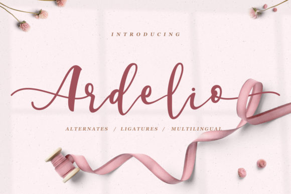 Ardelio Script: Elevating Digital Brand Identity with Handwritten Elegance
