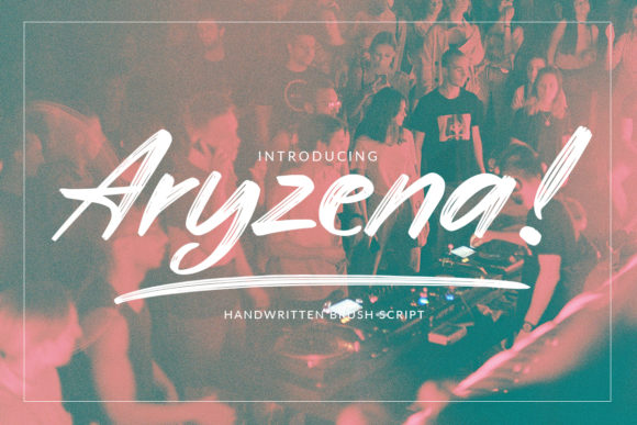 Aryzena: A Playful Handwritten Script Font for Crafters and Sellers