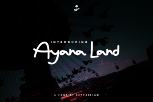 Ayana Land Typeface Review for Handmade Brands