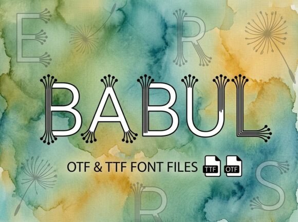 Babul: The Whimsical Decorative Typeface for Scroll-Stopping Campaigns