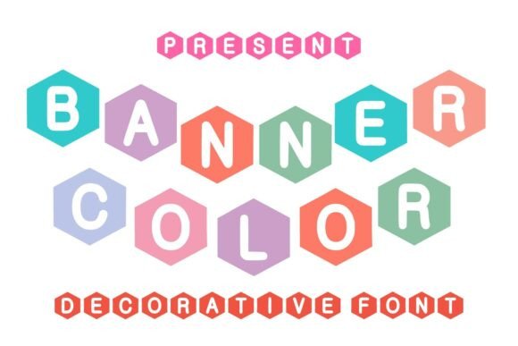 Banner Color: The Playful Typeface for Handmade Product Design