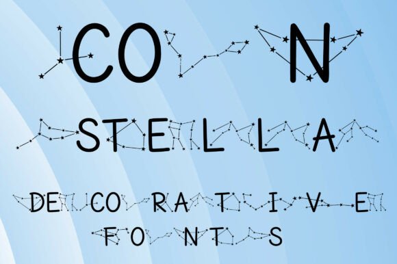 Beautiful Constella: A Whimsical Typeface for Dreamy Digital Branding