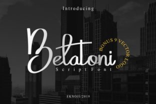 Belatoni: A Script Typeface for Editorial Elegance