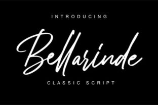 Bellarinde: Elevating Editorial Design with Minimalist Script Style