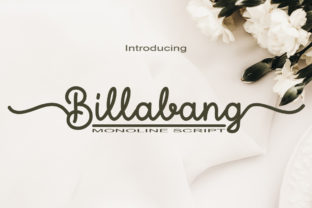 Billabang Typeface: Elevate Handmade Brand Identity