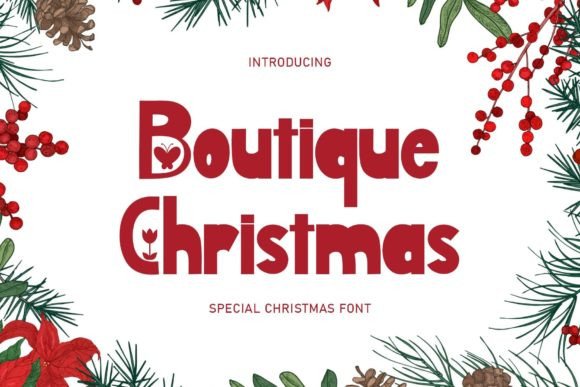 Boutique Christmas: The Perfect Typeface for Festive Branding