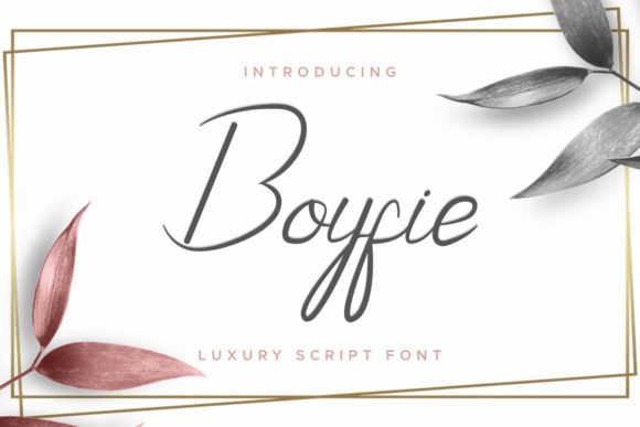Bring Your Crafts to Life with the Boyfie Script Font