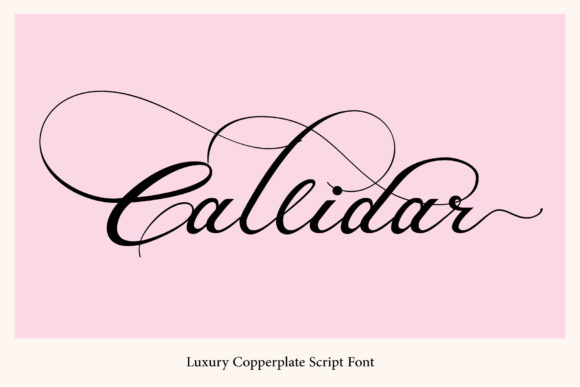 Callidar: The Script Typeface That Elevates Campaign Visuals