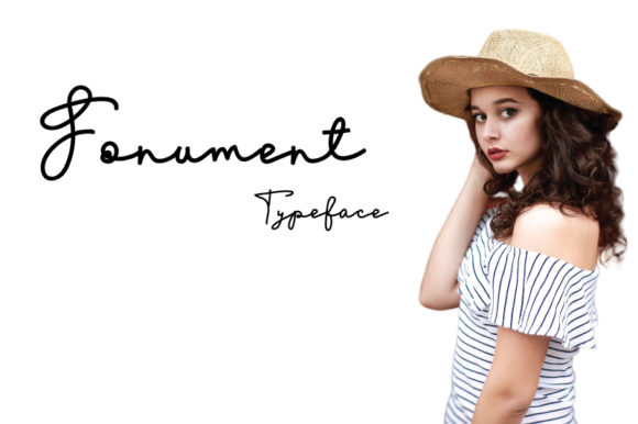 Fonument: A Charming Script Typeface for Editorial Design