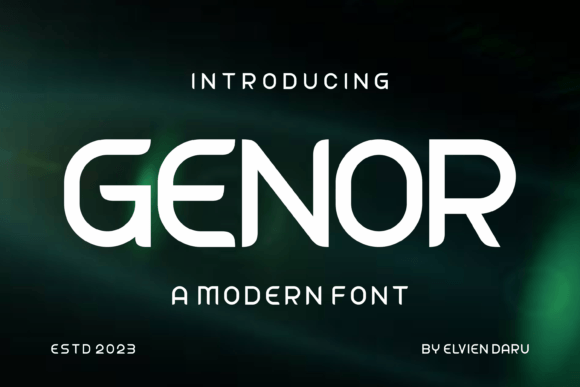 Genor: The Display Typeface That Elevates Your Campaign Visuals