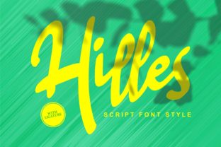 Hilles: The Premium Script Font That Elevates Your Brand