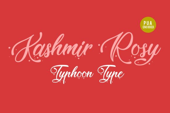 Kashmir Rosy: A Delicate Script Font for Elegant Branding Projects