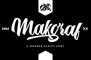 Makgraf: The Handwritten Script Font That Elevates Your Craft Brand