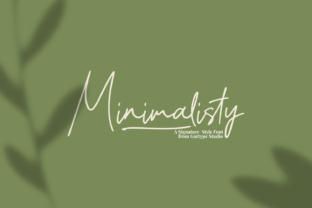 Minimalisty: The Script Typeface for Modern Digital Experiences