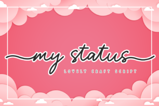 My Status: Elevating Campaign Visuals with Classy Script Typography