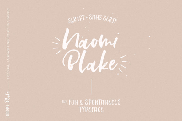 Naomi Blake: The Premium Typeface That Elevates Your Campaign