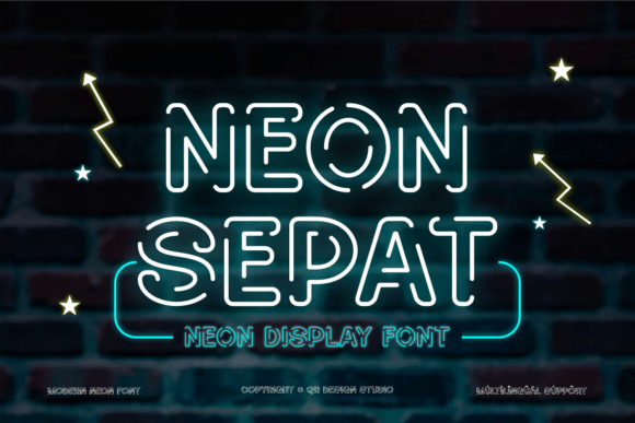 Neon Sepat: The Premium Display Typeface for Bold Brand Identity