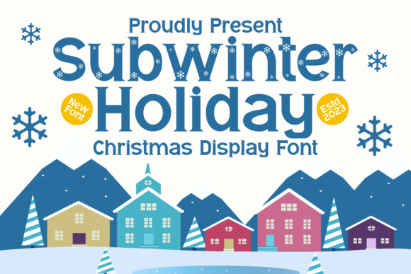 Subwinter Holiday: A Festive Serif Typeface for Web Design