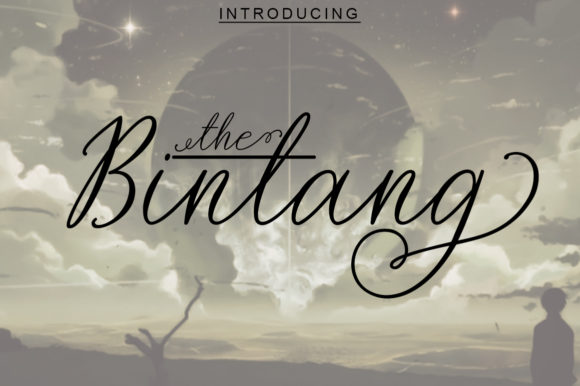 The Bintang Typeface: A Romantic Script for Handmade Brands